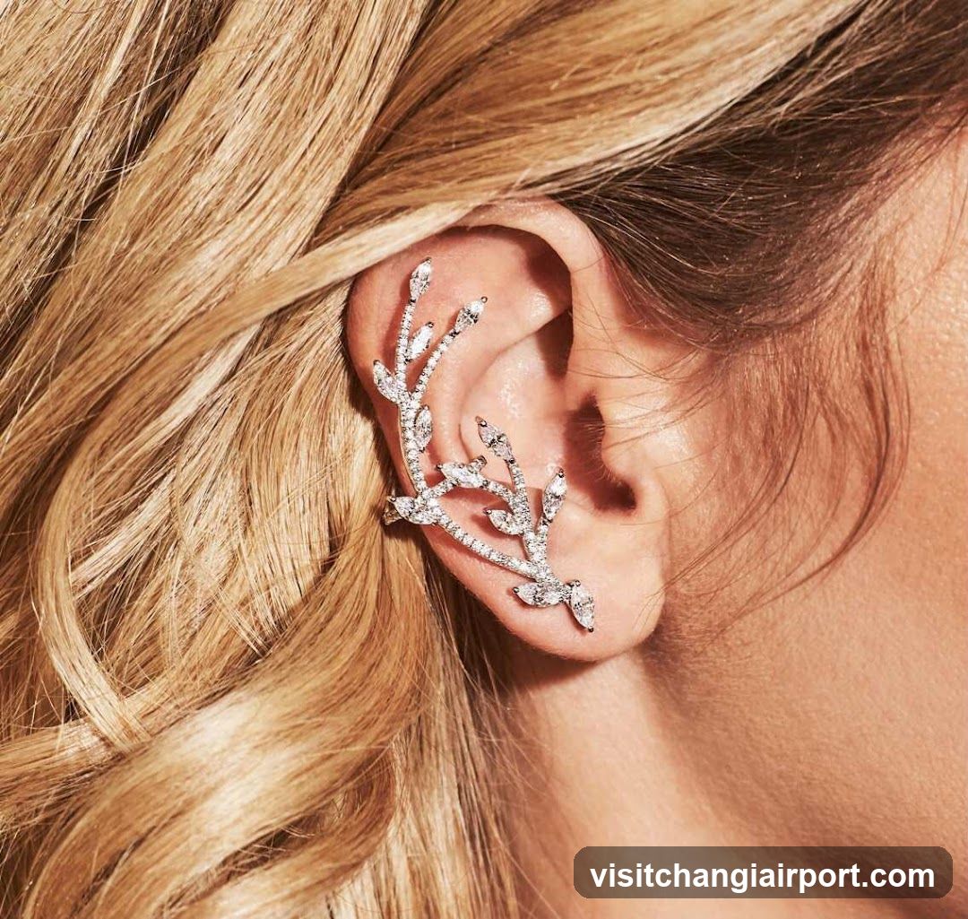 Diamond Earring Close-Up