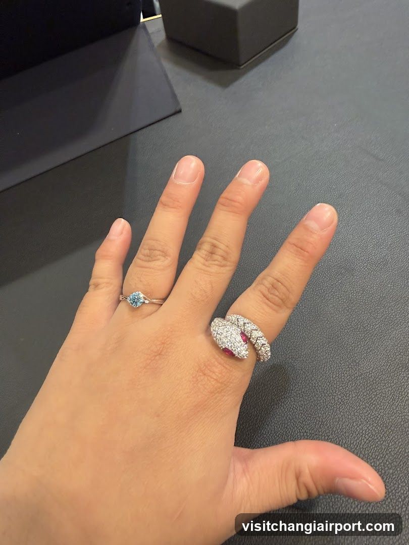 Jewelry Display on Hand