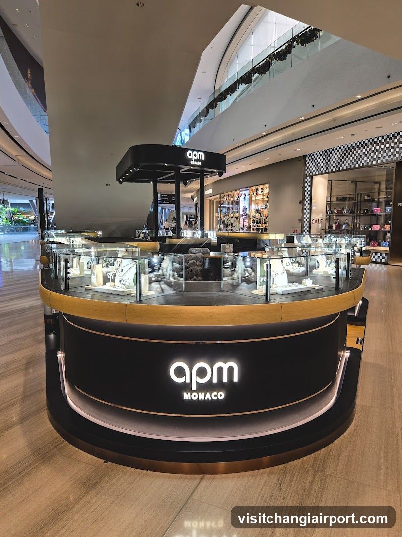 APM Monaco kiosk in mall