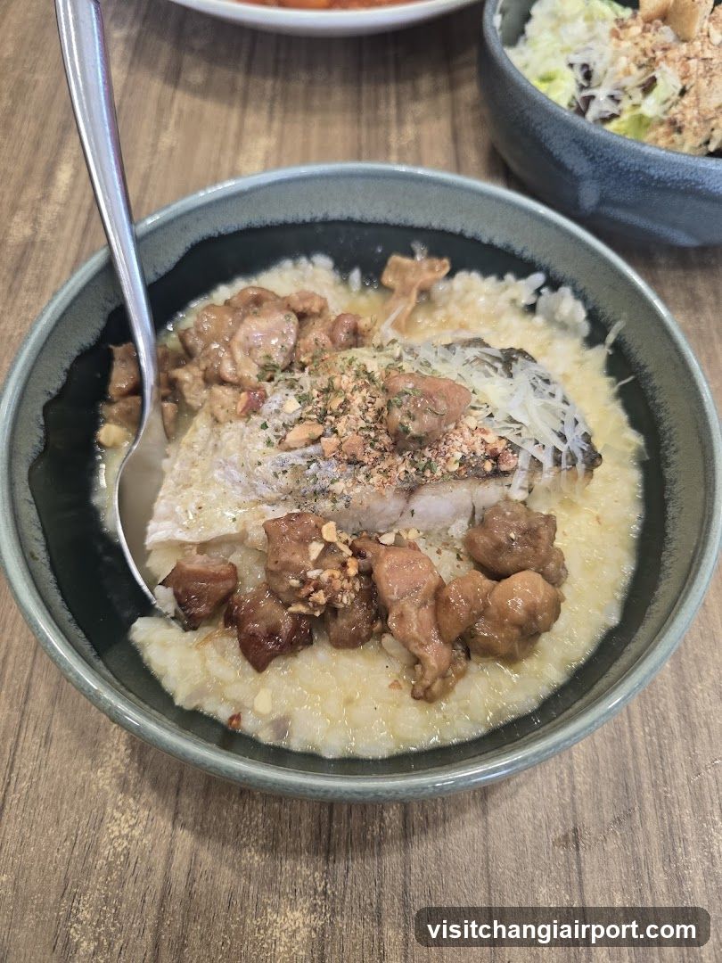 Bowl of Rice with Meat and Fish