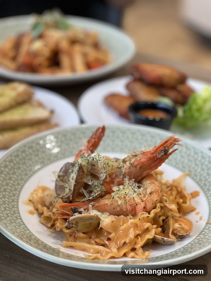 Shrimp Pasta with Clams