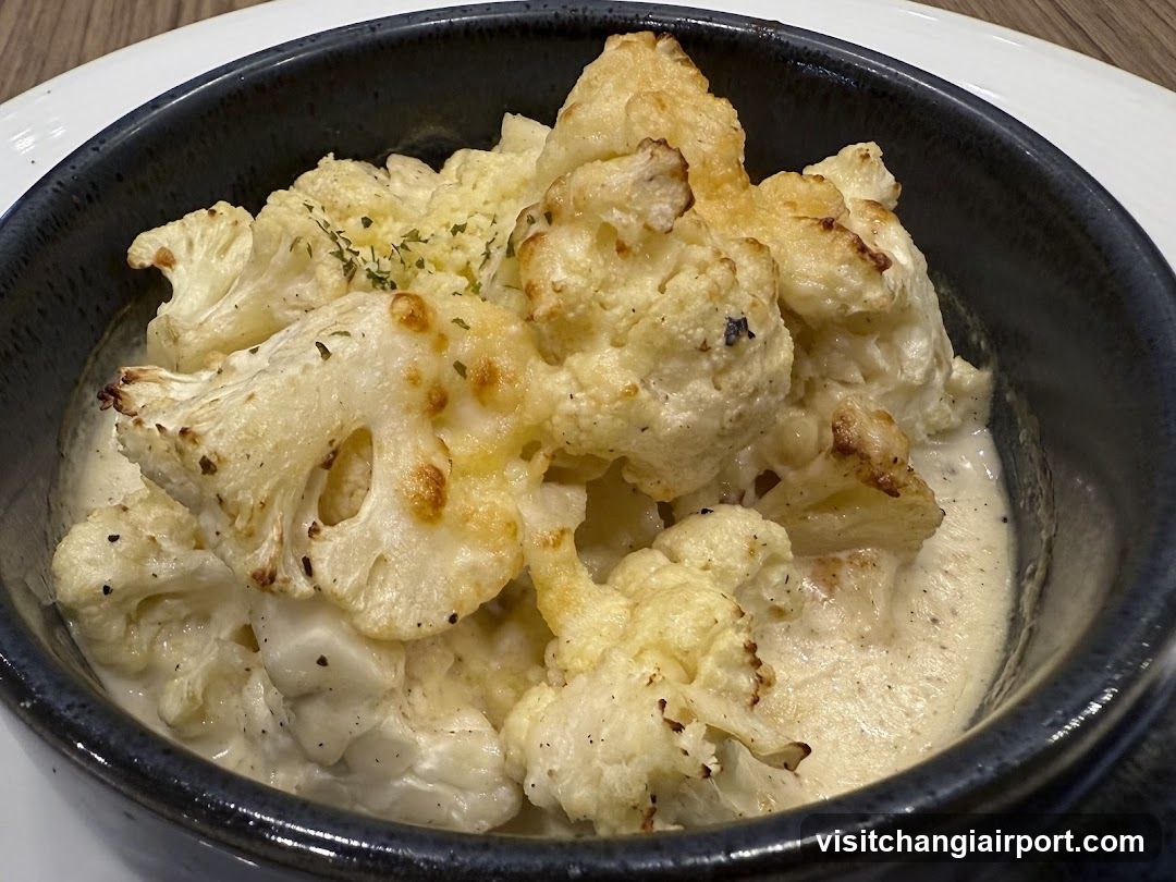 Baked Cauliflower with Cheese Sauce