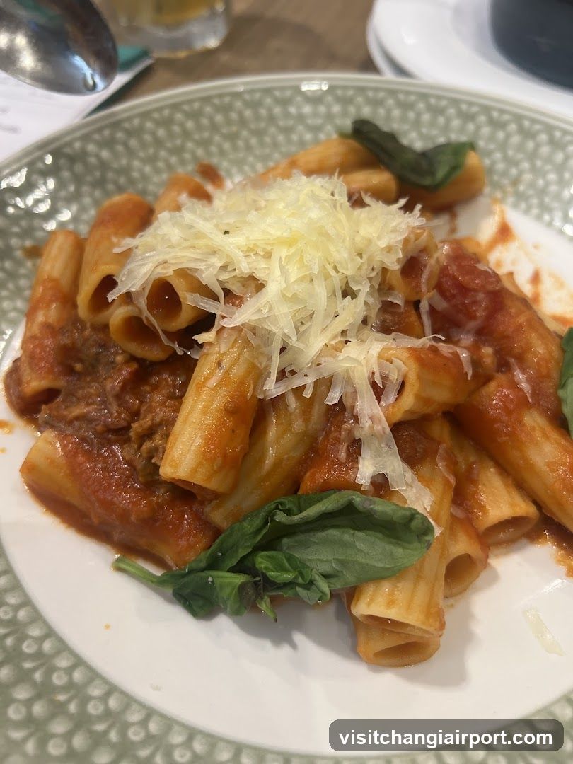 Pasta with Tomato Sauce and Basil
