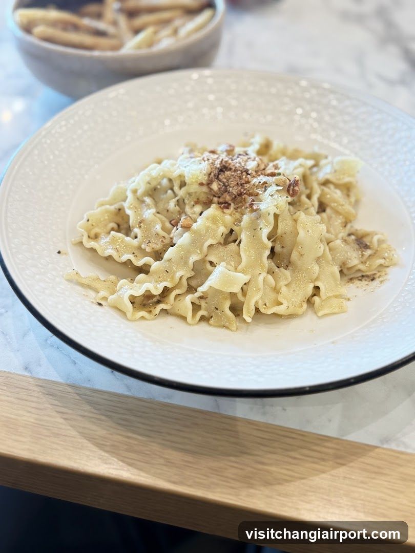 Pasta Dish with Croutons