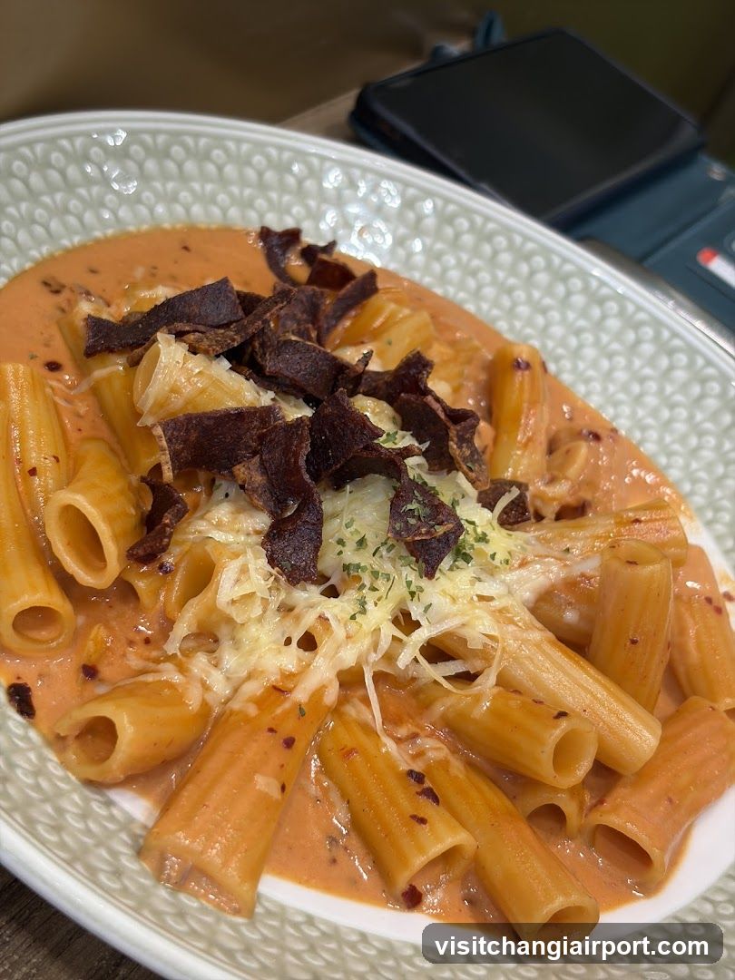 Creamy Pasta with Crispy Toppings