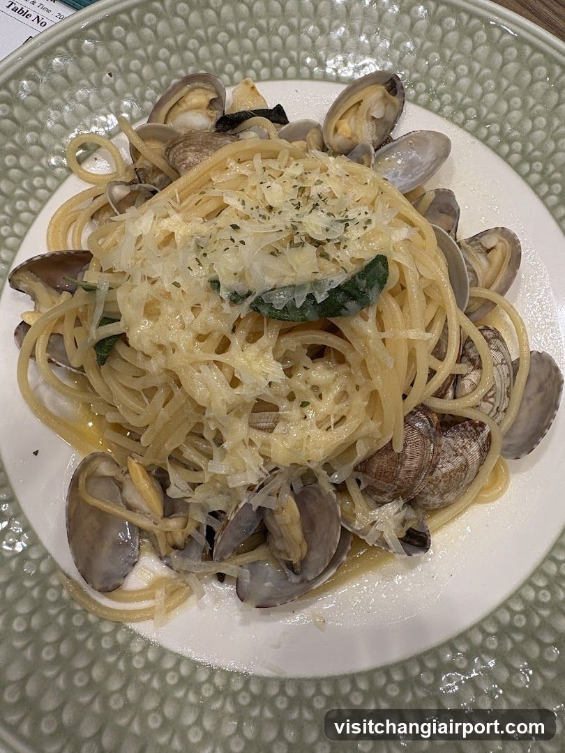 Clam Pasta with Parmesan