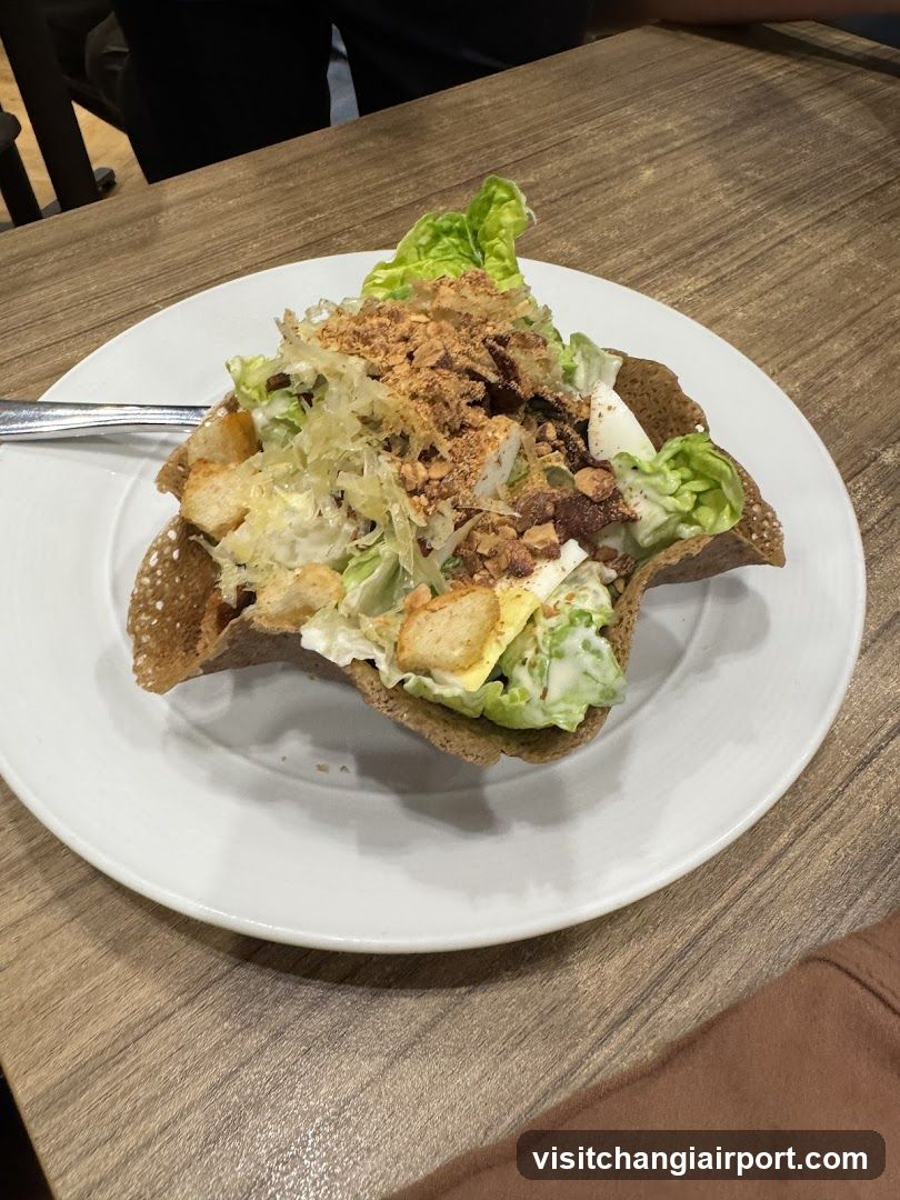 Salad in a Crispy Shell