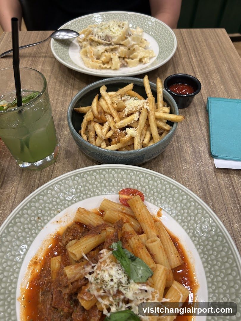 Pasta and Fries Meal