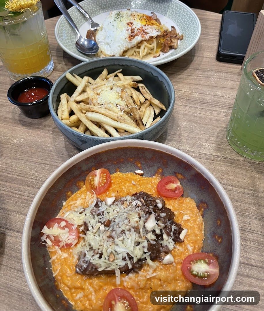 Food Table Setting