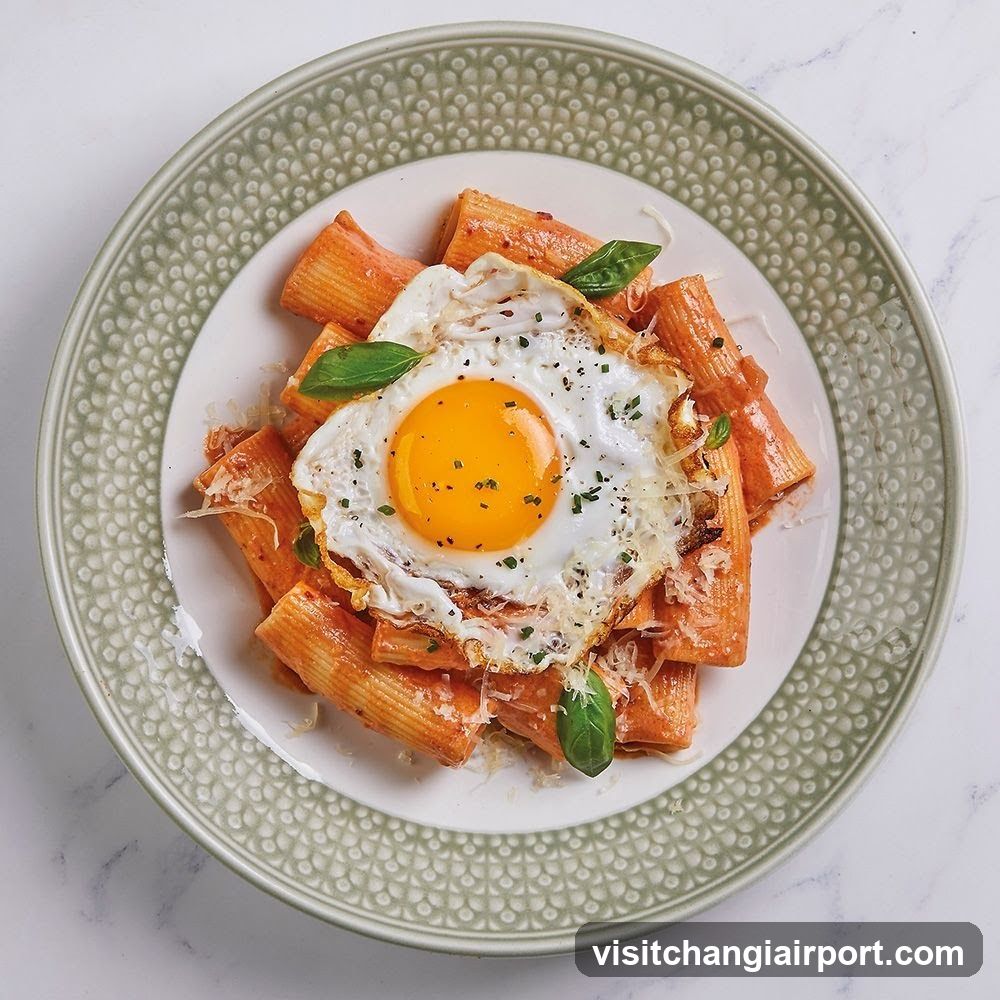 Pasta with Fried Egg