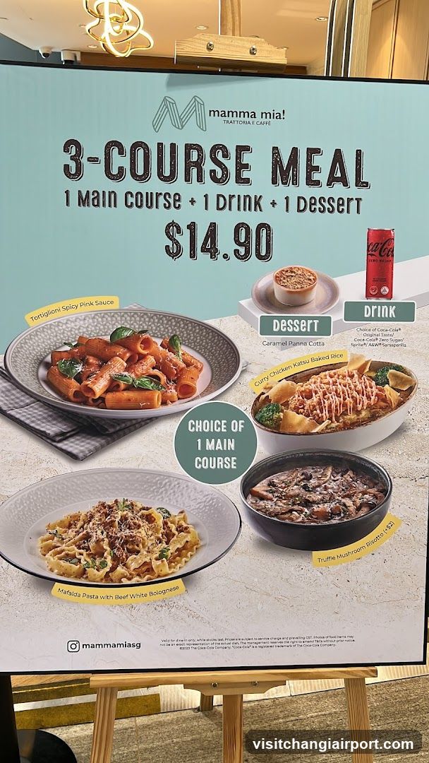 Mamma Mia! 3-Course Meal Ad