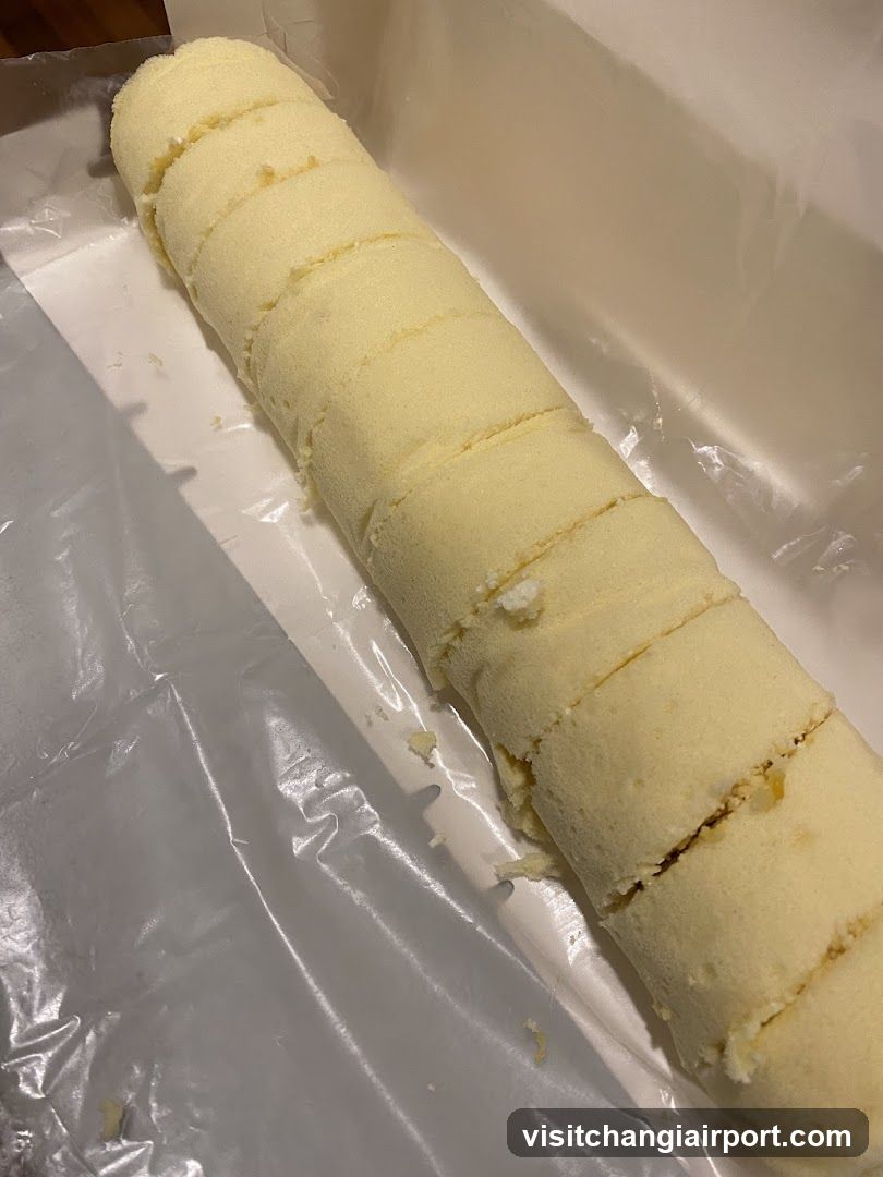 Sliced Cake Roll