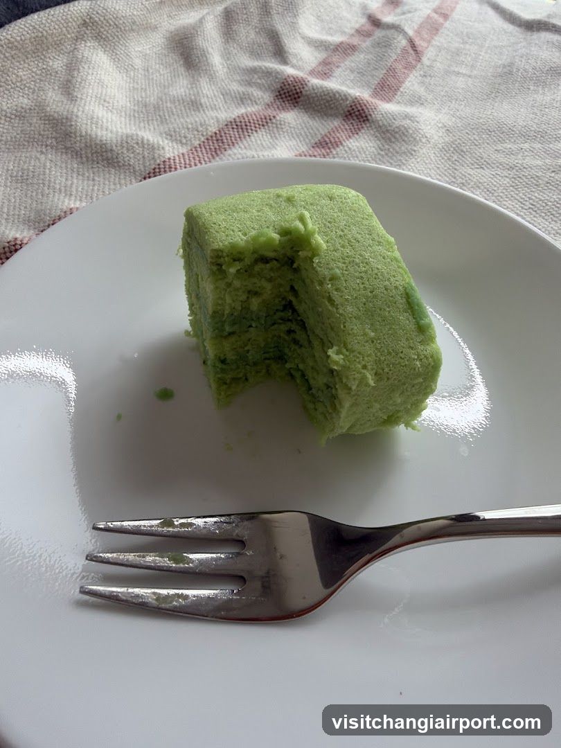 Green Cake Slice