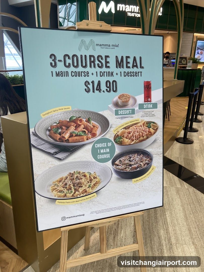 Mamma Mia! 3-Course Meal Ad