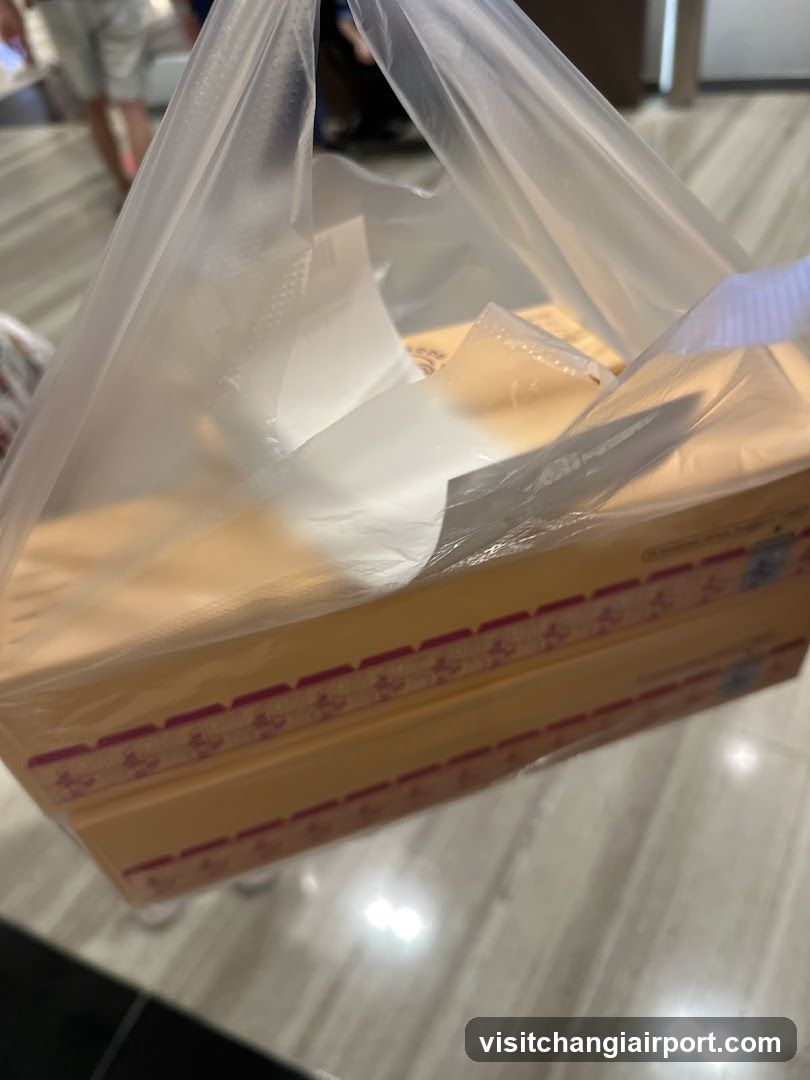 Tissue Box in Plastic Bag