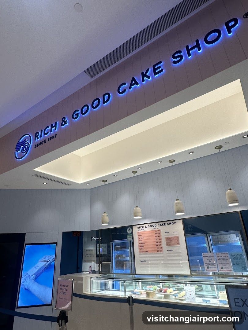 Rich & Good Cake Shop Interior View