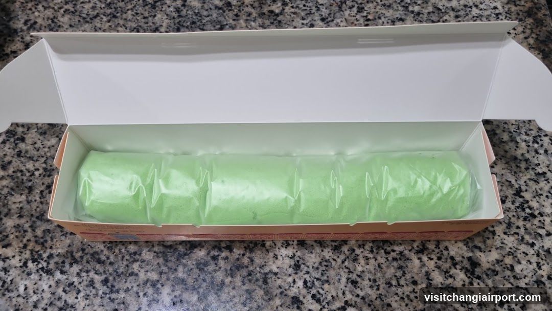 Green Pastry in Box