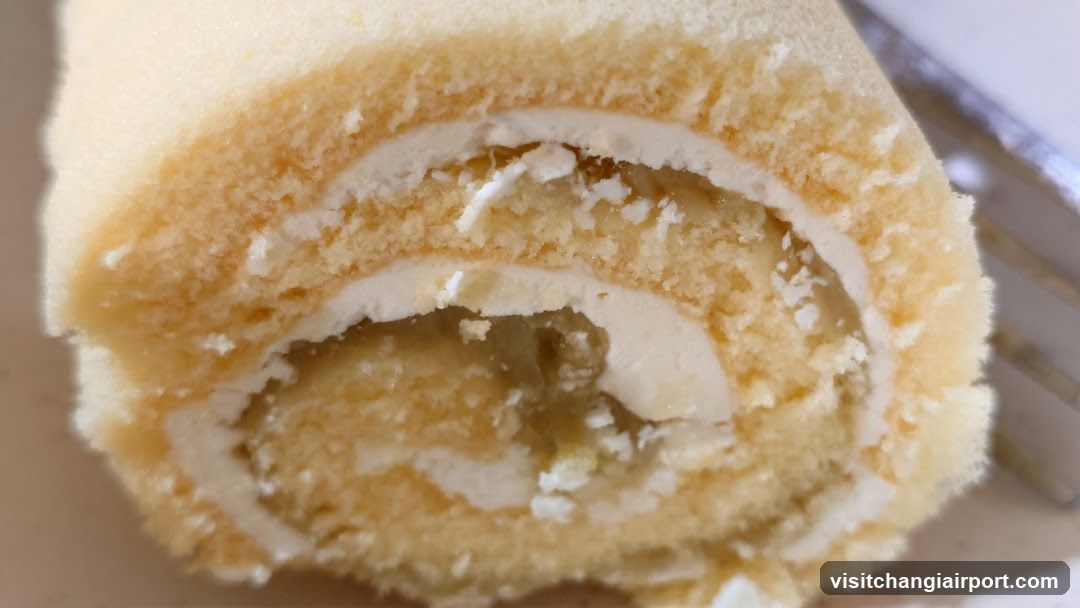 Swiss Roll Cake Slice