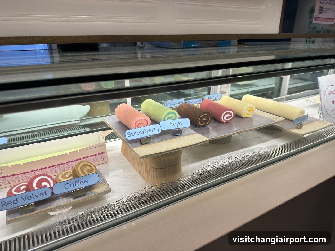 Roll Cake Display Case