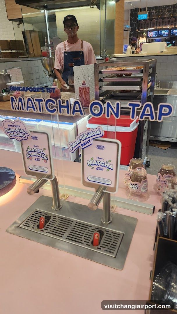 Matcha on Tap Display