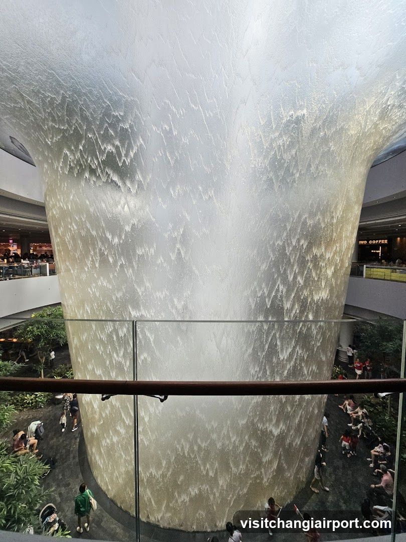 Waterfall in a mall atrium