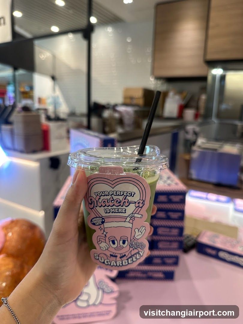 Matcha Drink at Sugarbells