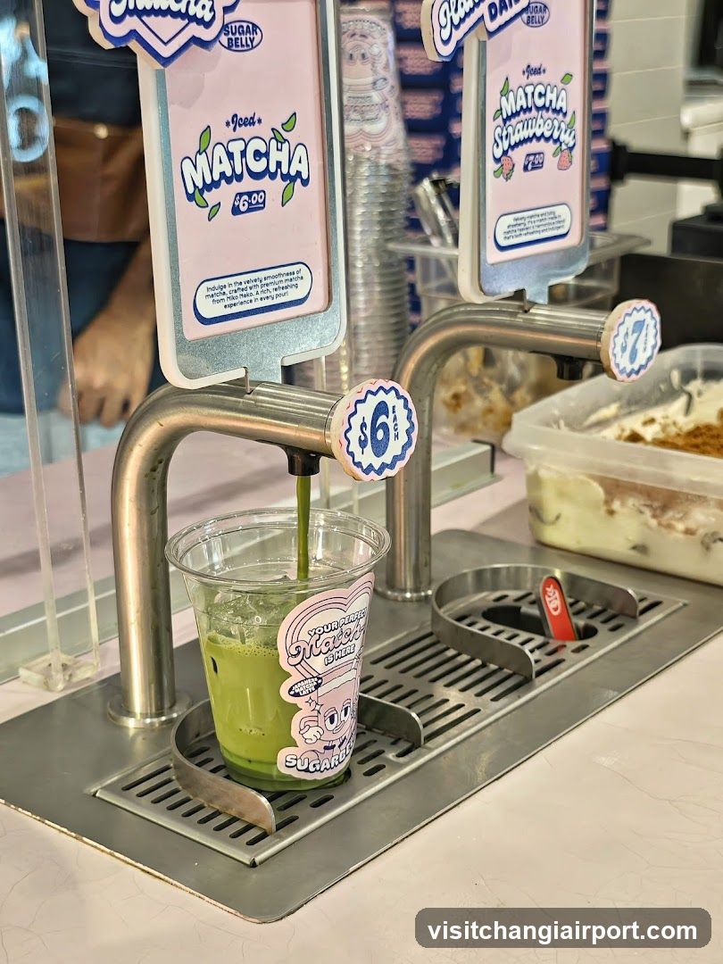 Matcha Strawberry Drink Dispenser