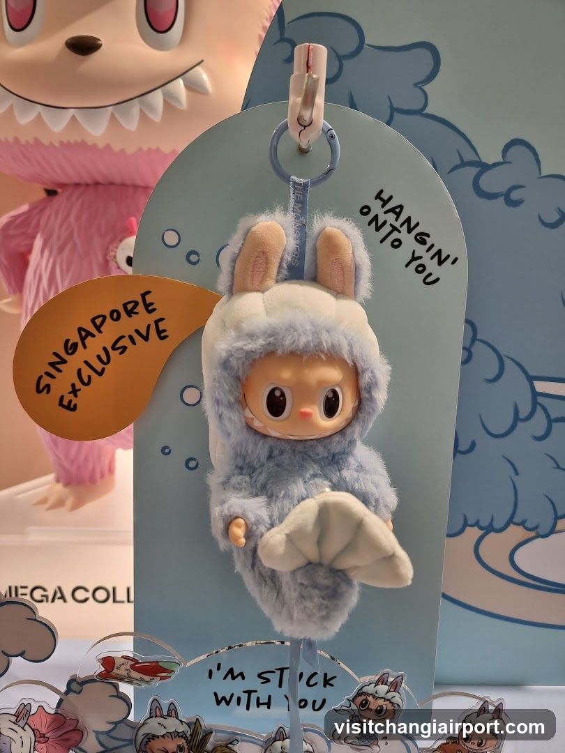 Labubu Keychain Display