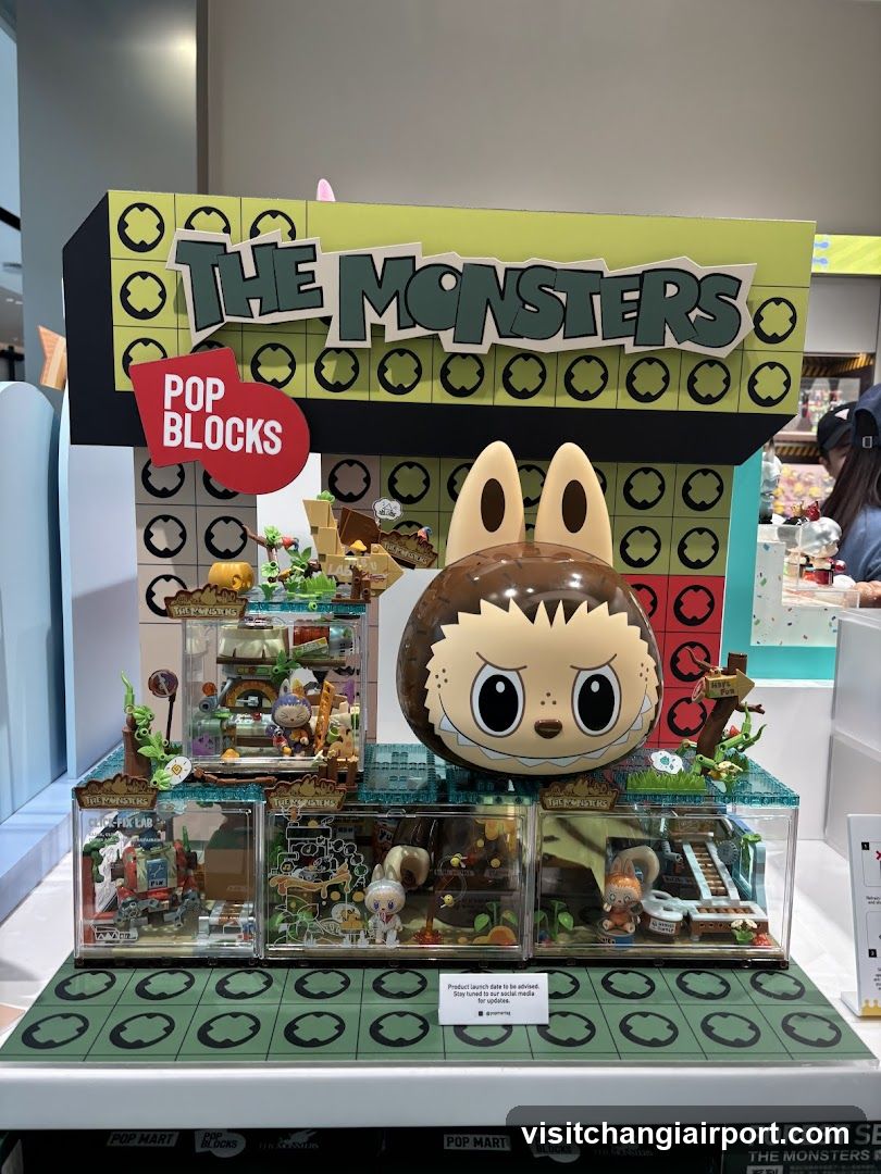 The Monsters Pop Mart Display