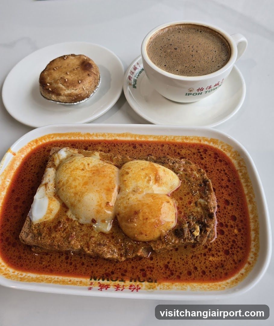 Nasi Lemak with Kopi and Bun
