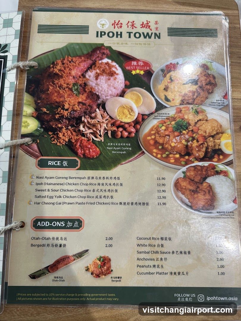Ipoh Town Menu