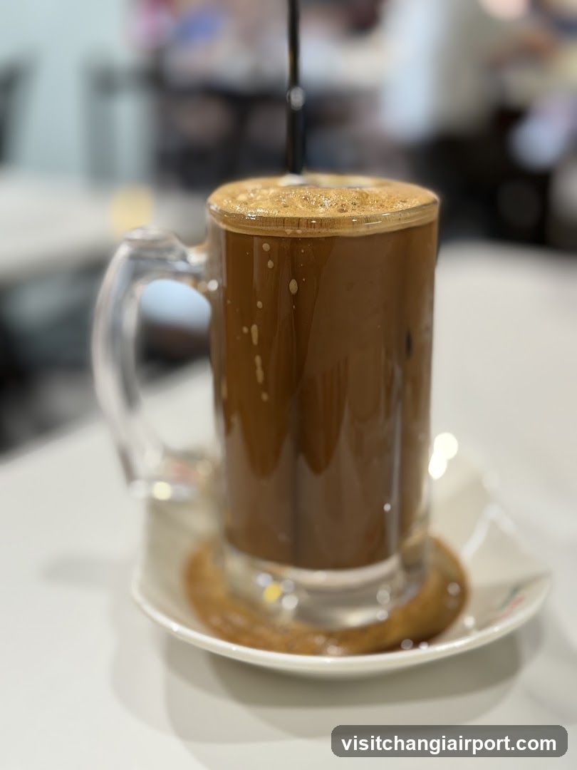 Iced Coffee in Glass Mug