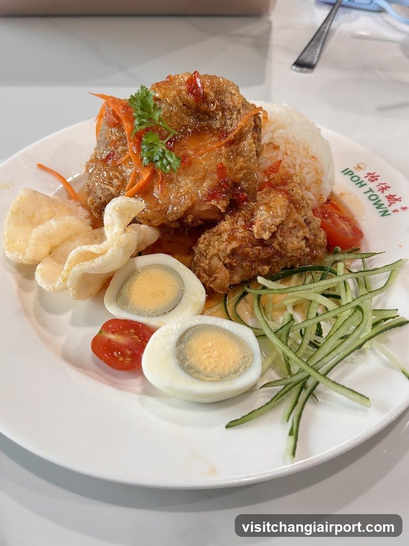Fried Chicken Rice Plate