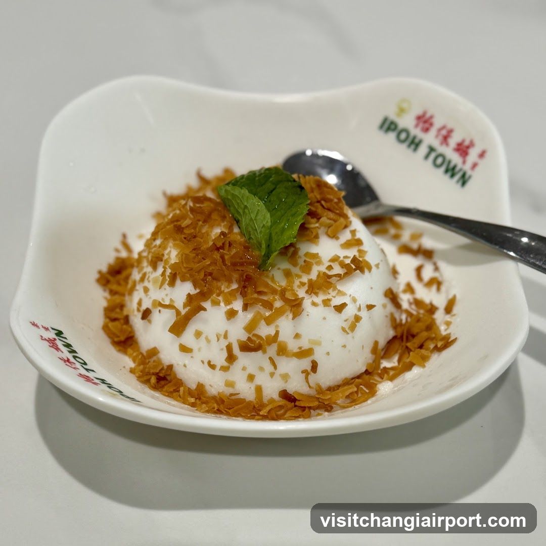 Coconut Dessert with Mint