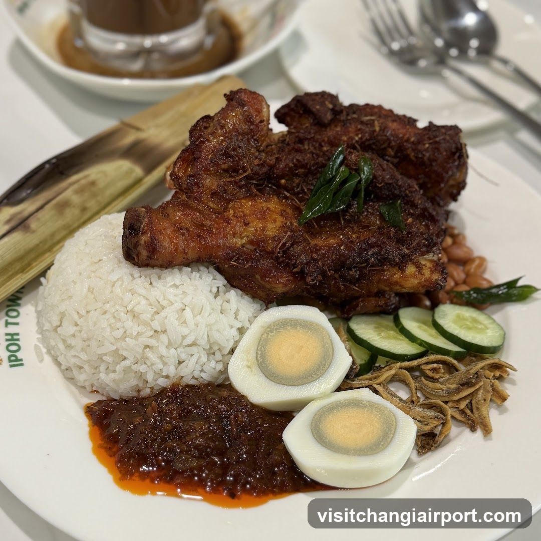 Fried Chicken with Rice and Curry