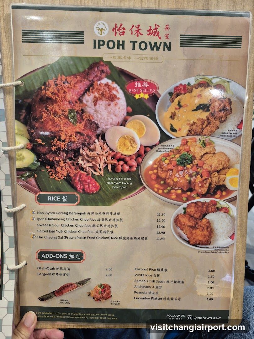 Ipoh Town Menu