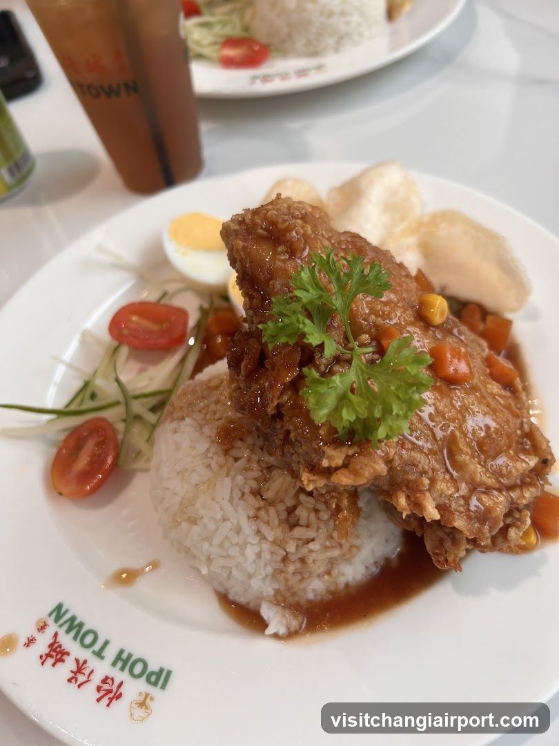 Fried Chicken Rice Plate