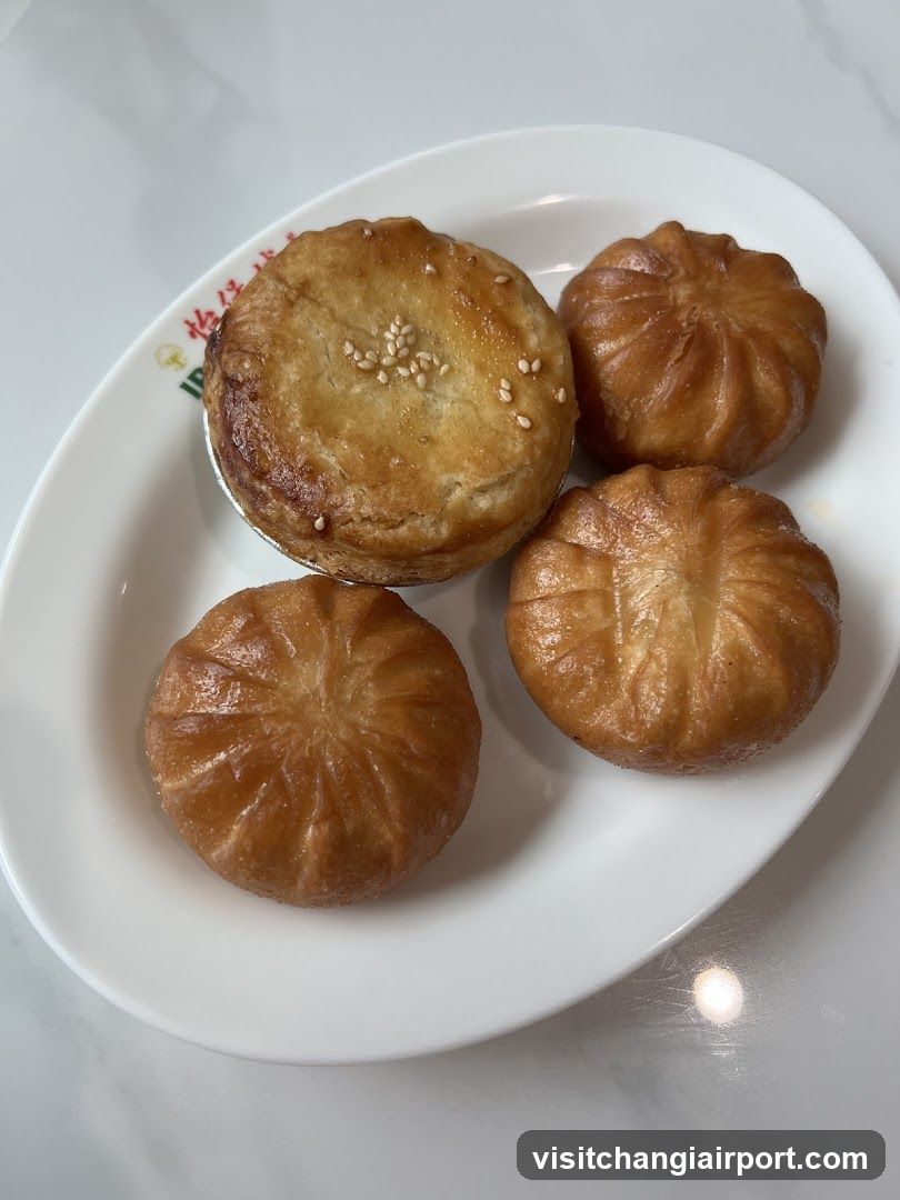 Pastries on a plate