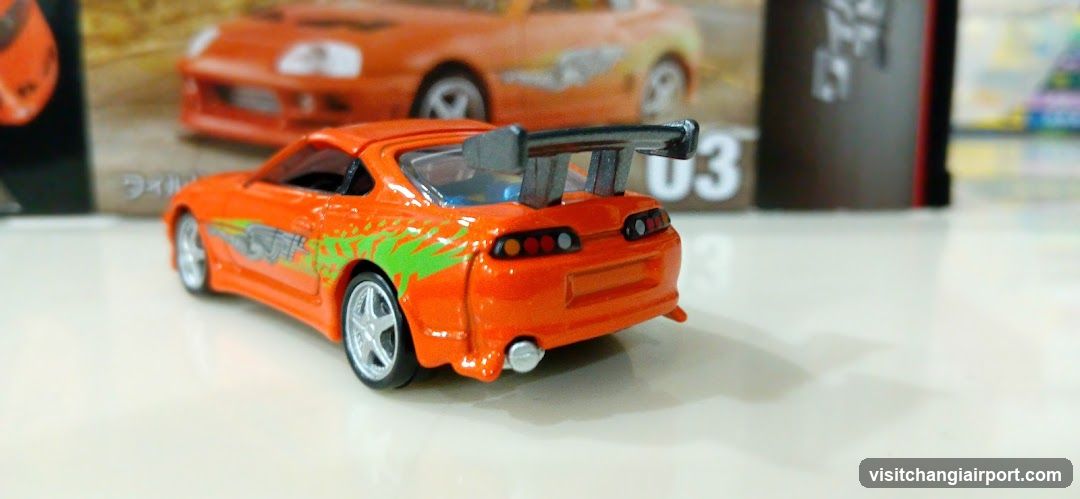 Orange Die-Cast Car Toy