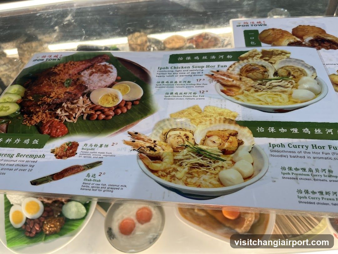 Ipoh Town Menu Display