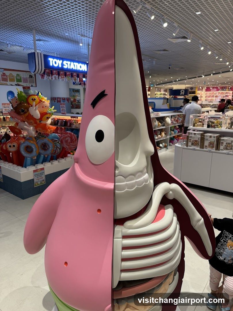 Toy Store Interior with Patrick Star Display