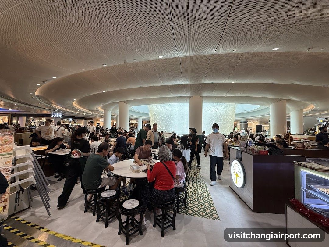 Busy Food Court Interior