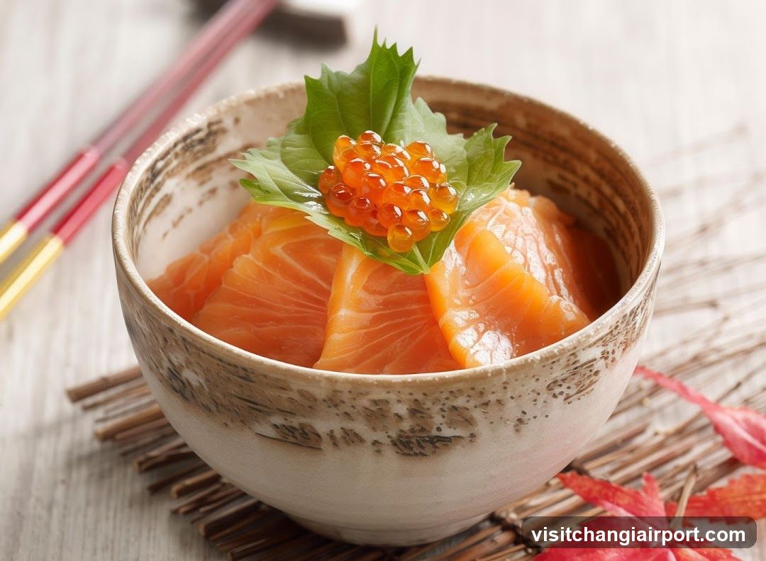 Sashimi Bowl with Salmon and Roe
