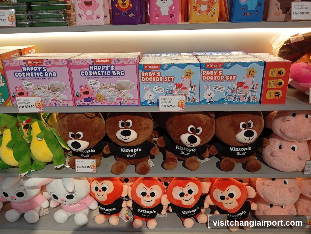 Kiztopia Merchandise Display