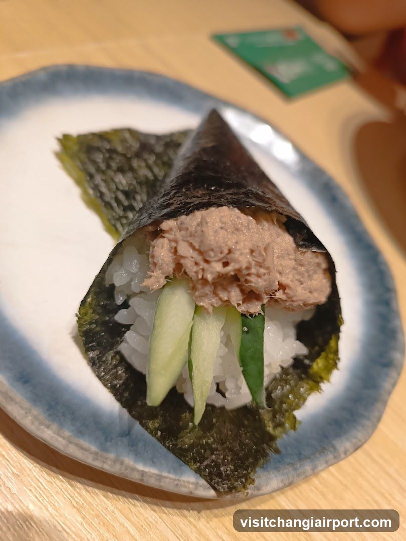 Onigiri with Tuna and Cucumber