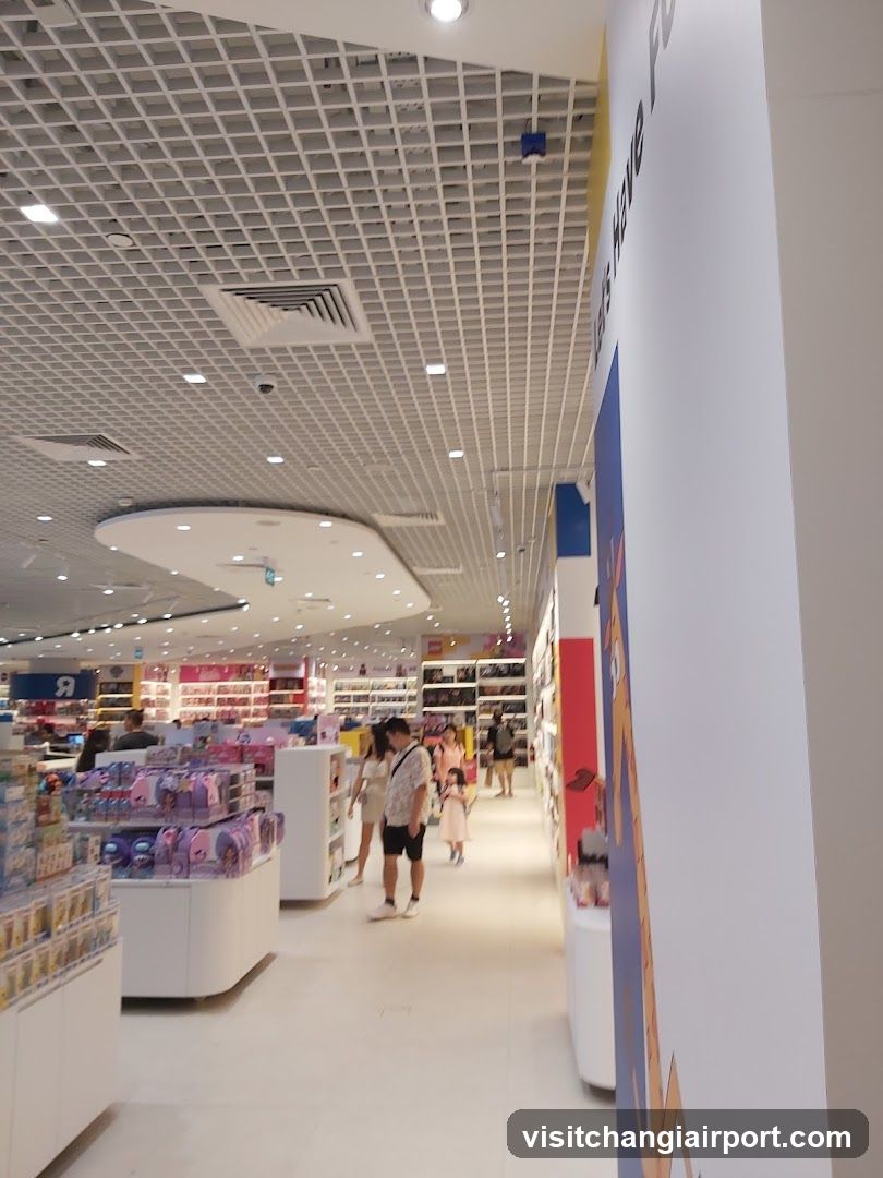 Interior of a retail store