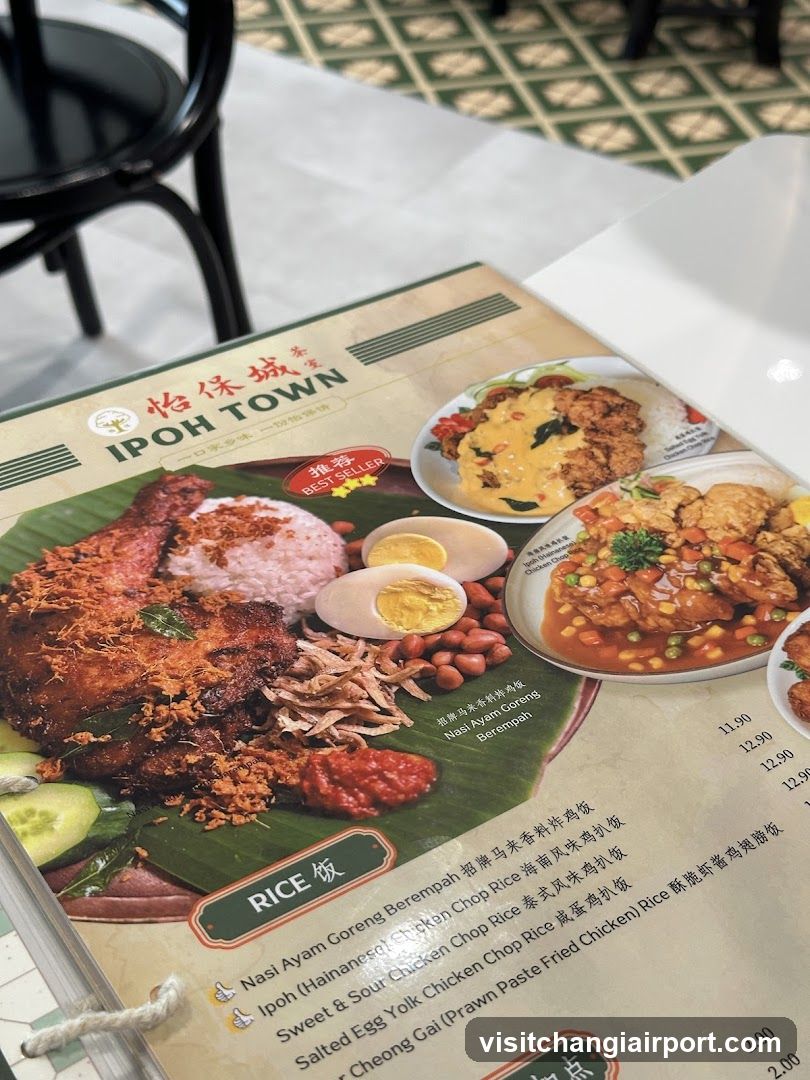 Ipoht Town Menu