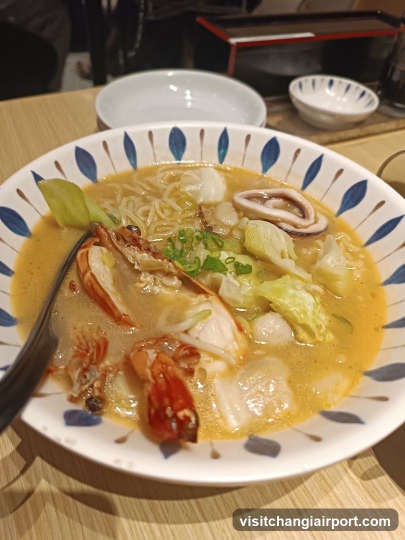Ramen Bowl with Seafood Toppings