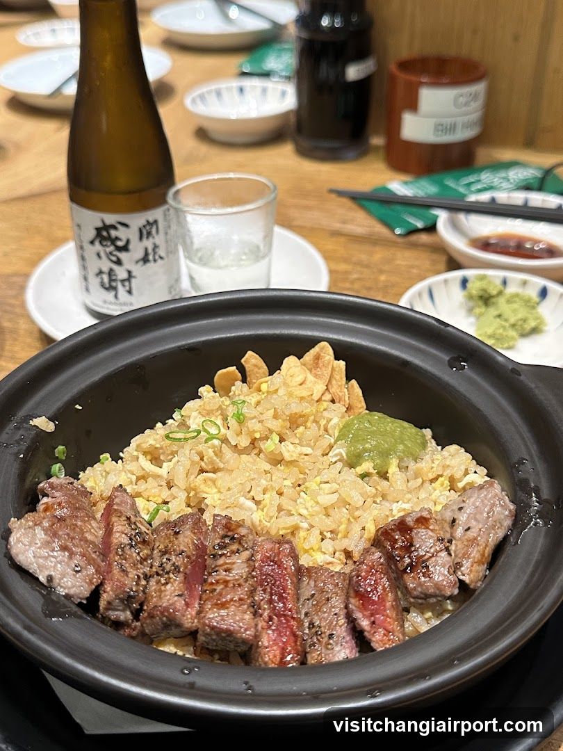 Sizzling Rice Bowl with Steak