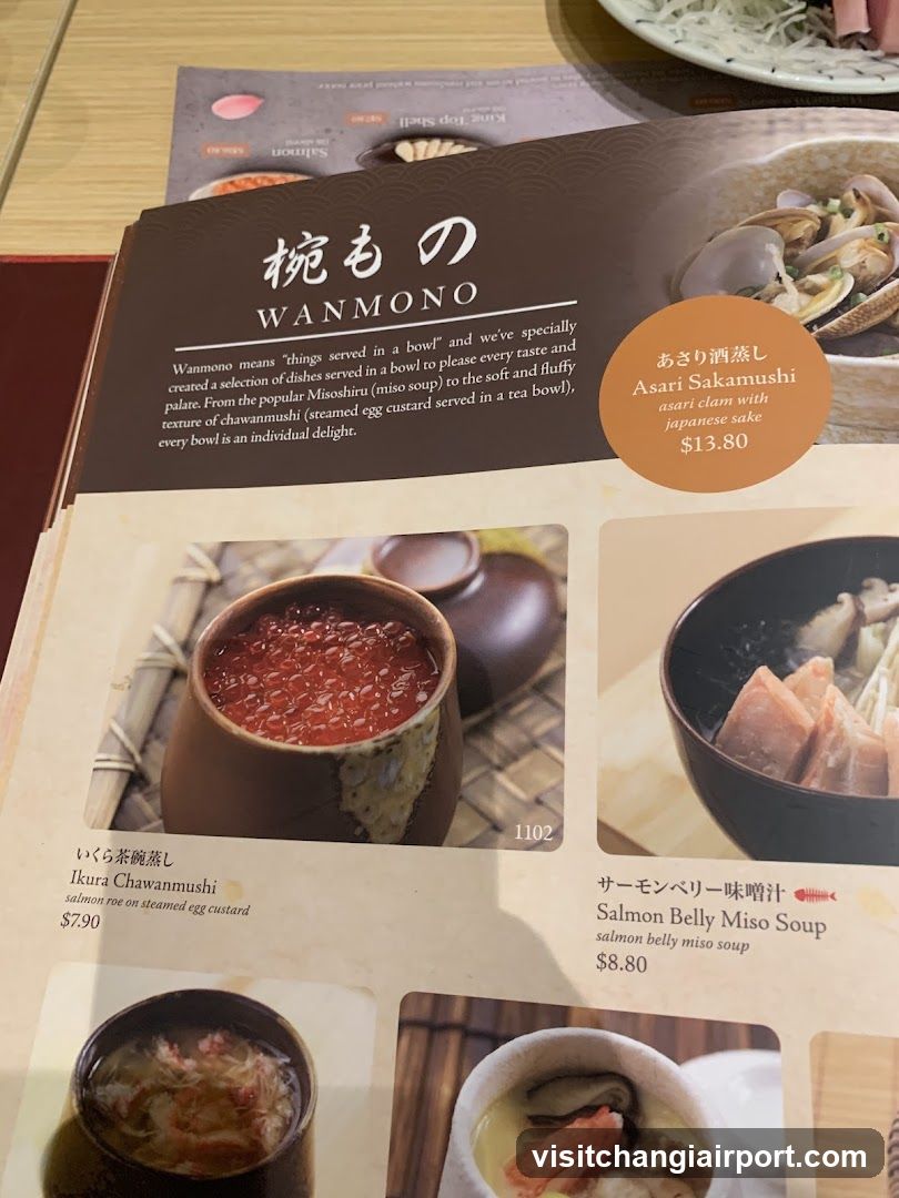Wanmono Menu Page
